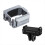 for Pocket 3 Quick Release Expansion Adapter 2-Way with Cold Shoe Frame Bracket 1/4 Screw Hole B 1