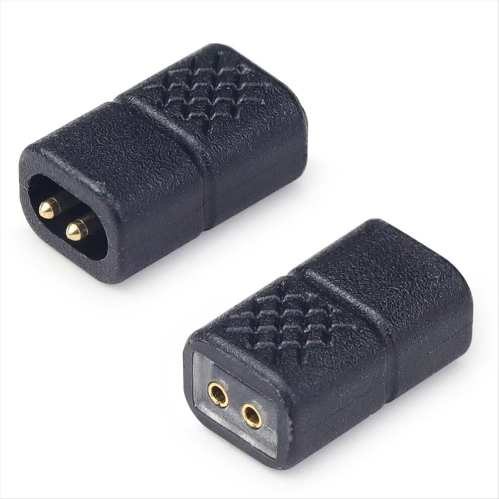 0.78Mm Female To Qdc Male Earbuds Connecter Earphone Adapter For Zsn Pro X Zs10 As12 As16 Converter Black 4852710069428