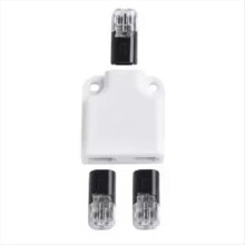 Drahtverteiler-Steckverbinder 18-22AWG Schnellverbinder Crimp-Anschlüsse LED-Steckverbinder 2-polige elektrische Kabelanschlussdose 1 Punkt 2