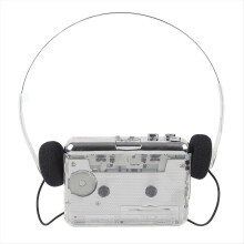 TON010B Cassette Player Portable Tape Recorder to Mp3 Transparent USB Capture MP3 Format Music B