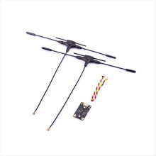 XR4 Gemini-X Dual Band ELRS Receiver 2.4GHZ/SUB-G 900MHZ RX with T-Type Antenna for RC FPV Drones Parts