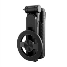 4 In1 360 Magnetic Rotating Selfie Stick Tripod Stand with Bluetooth Remote for Telescoping Phone Mount