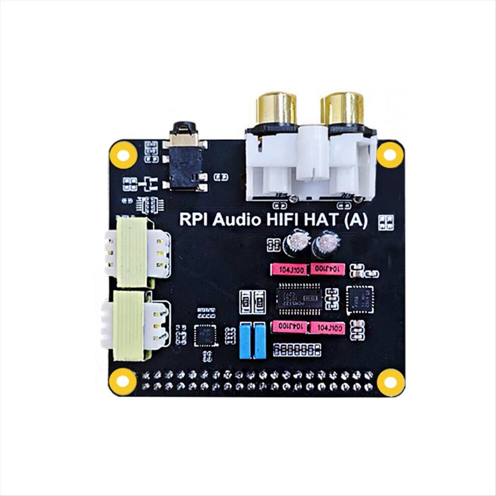 For Raspberry Pi5 Hifi Audio Hat Pcm5122 I2s Sound Card For 5, Pi 4, 3, And Zero Series 4852710042179