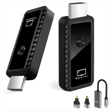 Wireless -Compatible Transmitter and Receiver 100ft/30m, 4K Decode 1080P Output 2.4G/5G Plug&Play