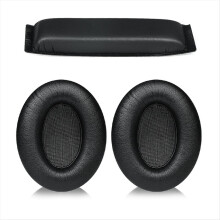 Replacement Leather Earpads & Headband Cover for HD 201 201S HD180 Comfortable Headphone Cushions