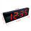 GPS Satellite Synchronized 2.3 Inch LED Clock Auto Timing Calibration Alarm Adjustable Brightness USB Type-C 5V 6