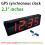 GPS Satellite Synchronized 2.3 Inch LED Clock Auto Timing Calibration Alarm Adjustable Brightness USB Type-C 5V 2