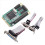PCI-E Serial DB9 RS232 Parallel DB25 Adapter to 2 Ports 3