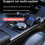Bluetooth 5.2 Transmitter Receiver for Car, -Adaptive HD Low Latency Wireless Audio Adapter with 3.5mm Aux 6
