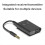 Bluetooth 5.2 Transmitter Receiver for Car, -Adaptive HD Low Latency Wireless Audio Adapter with 3.5mm Aux 2