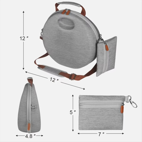 Shockproof Carrying Case for Onyx Studio 5 & 6 Portable Design Bluetooth Wireless Speakers Grey 2