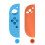 Silicone Cover Set for Switch 2,2 in 1 Protective Case Controller with Thumb Grips -NS2292 4