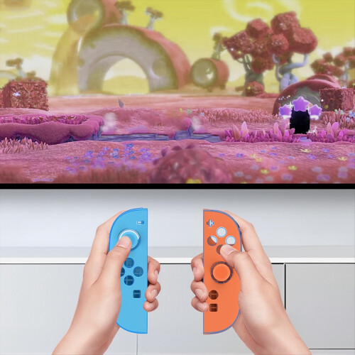 Silicone Cover Set for Switch 2,2 in 1 Protective Case Controller with Thumb Grips -NS2292 2