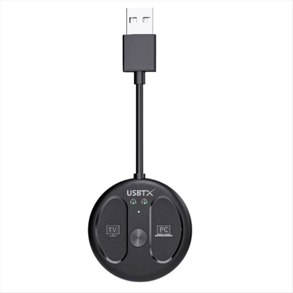 Usb Bluetooth 5.4 Audio Transmitter 50M Barrier-Free Wireless Stereo Music Adapter Dongle Connect 2 Headphones 4852710025479