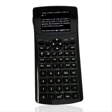 Txt Magic Taschenrechner mit 4 GB Speicher, Musik, Videos, Fotos, E-Books, Notfallknopf und multifunktionaler Textlesefunktion