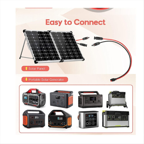 1.5m/5FT 14AWG Solar Panel Cable for and Power Station. 1
