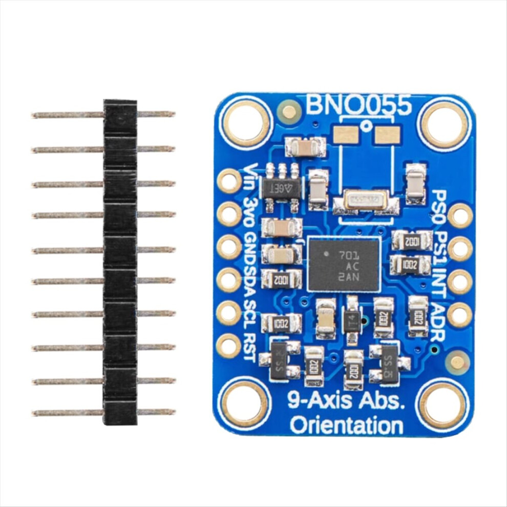 Bno055 9-Dof Breakout Sensor Module Sip Accelerometer Gyroscope Triaxial Geomagnetic Magnetometer 4852710078130