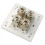 4 Sockets CAT6A RJ45 Faceplate LAN Network Outlet Jack Shielded Ethernet Wall Panel Board 86x86mm Installation 5