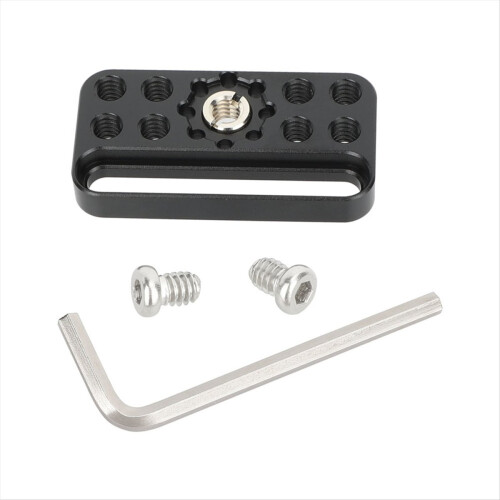 Universal Cheese Plate Mini Quick Release Baseplate with 3/8inch -Style Mount for DIY Camera Rig Configurations