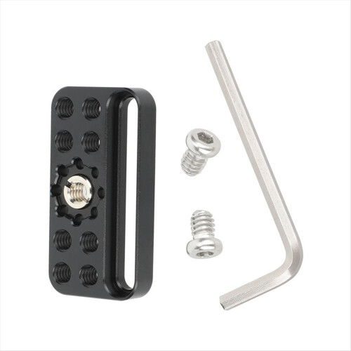 Universal Cheese Plate Mini Quick Release Baseplate with 3/8inch -Style Mount for DIY Camera Rig Configurations 1