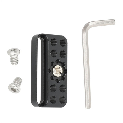 Universal Cheese Plate Mini Quick Release Baseplate with 3/8inch -Style Mount for DIY Camera Rig Configurations 2