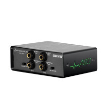 Audio-Isolator mit dreistufiger Verstärkungsregelung zur effektiven Rauschunterdrückung und Zweikanal-Stromisolierung
