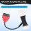 MS909/919/ULTRA Diagnostic Cable for OBD Dual-Head Model 3 4