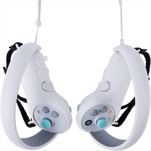 Touch Controller Silicone Grip Cover for 4 VR Handle Protective Anti-Dirt Skin Grey