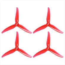 2 Paar 4023 Propeller, 3-Blatt-PC-Propeller, Dreiloch für 1505-3600KV Brushless-Motoren, RC FPV-Drohnen, Rot