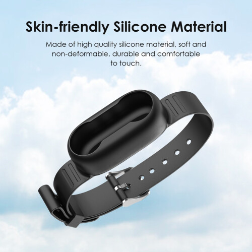 Wristband for GO 3 / 3S Camera Silicone Case Bicycle Strap Extension Mount Black 1