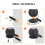For Mini Wall Mount Holder Compact Outlet Bracket Stand for Smart Speaker Space-Saving Hanger B 9