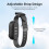 Wristband for GO 3 / 3S Camera Silicone Case Bicycle Strap Extension Mount White 6