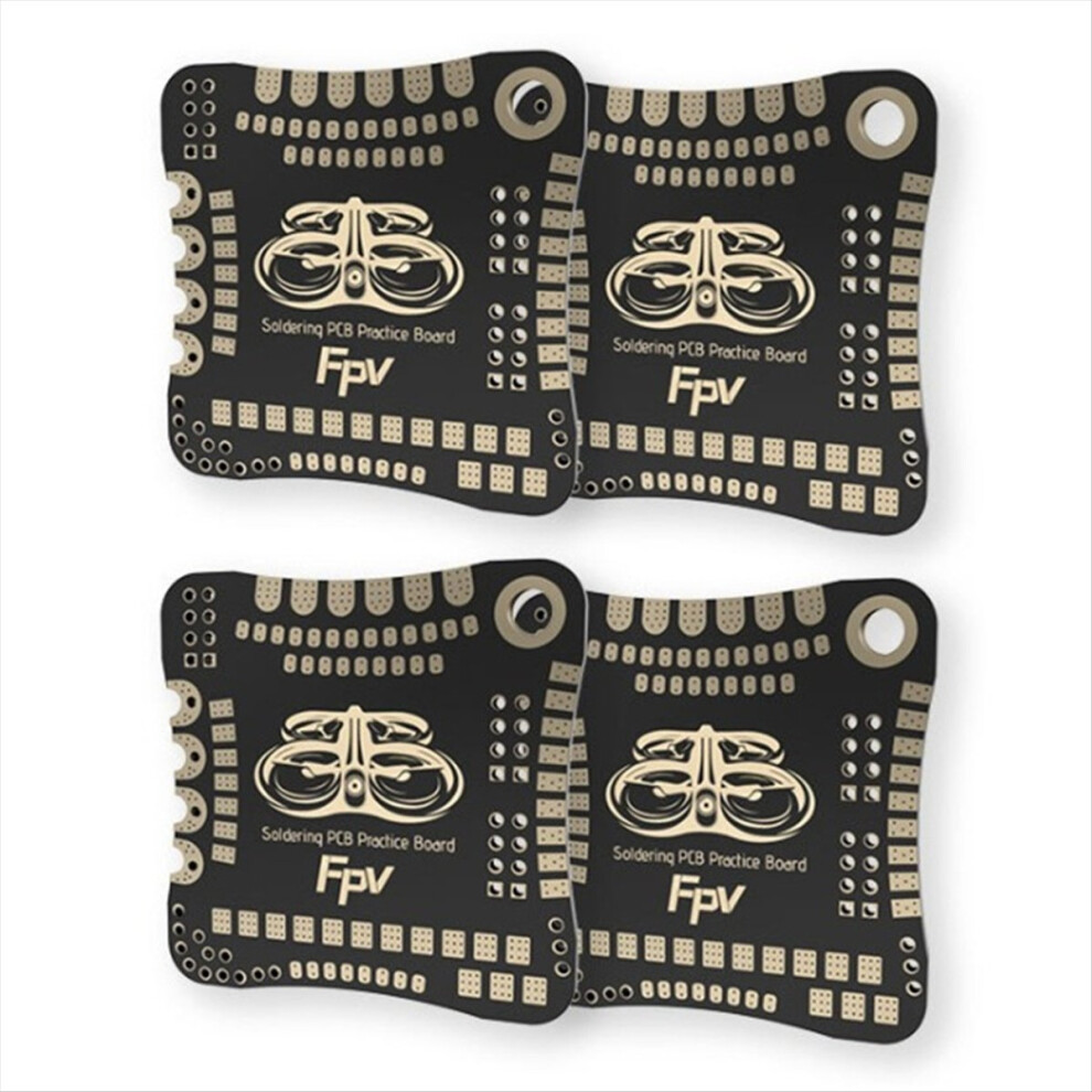 Fpv 4Pcs Soldering Pcb Practice Board Welding Exercise Plate For Drones 4851971899669