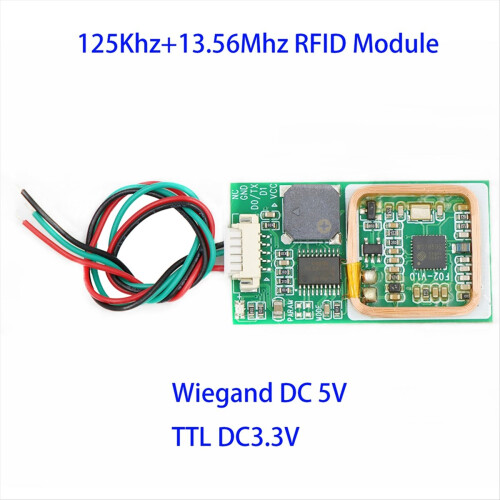 NFC RFID Module S50 13.56Mhz+125Khz UART TTL Output Access Control System for DIY KIT DC3.3V Verison 2