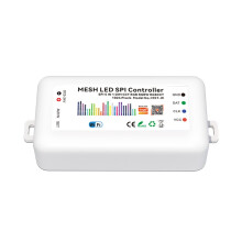 Farbiger X7 Tuya Smart LED-Controller mit Musikrhythmus-Synchronisierung, Mikrofon-Aktivierung, RGB-Farblichtmodulator und WLAN