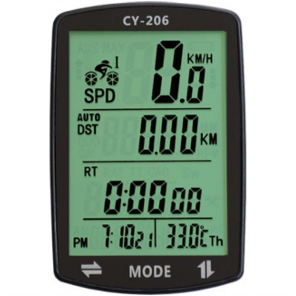 Exogio Bicycle Speedometer And Odometer Wireless Waterproof Cycle Bike Computer Multi-Functions Timer Cycling Stopwatch