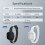 Expandable Strap for GO Ultra Silicone Protective Case Multi-Function Sports Camera Wrist White 2
