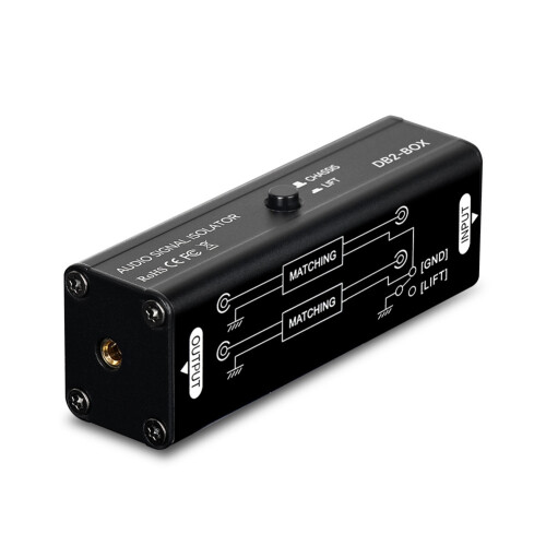 Mini-Audio-Passiv-Isolator Spot eliminiert effektiv Rauschen, 3,5-mm-Einbausignal