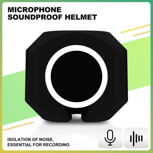 Microphone Filter Portable Vocal Isolation Booth Acoustic Shield & Noise Reduction 1