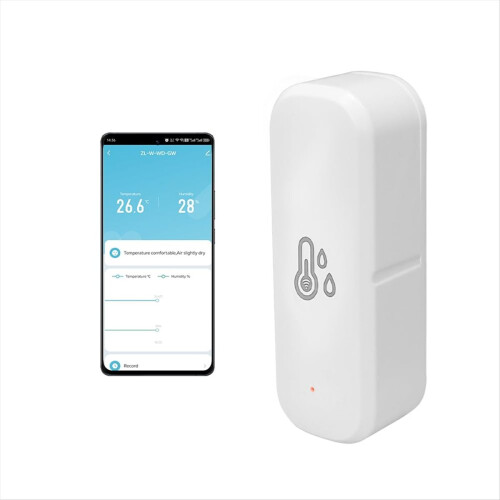 Smart Home Zigbee Temperature and Humidity Sensor Remote Control Work with Assistant 2