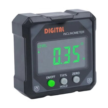 Digital Inclinometer with LCD Display Electronic Magnetic Angle Finder 360-Degree Measurement Tool