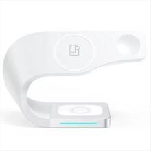 Magnetisches kabelloses Ladegerät 4-in-1 Handyhalterung Schnellladestation Universal für Mobiltelefone, B