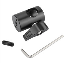 16-mm-Lichtstativkopf-Adapteranschluss mit 1/4-Zoll-Gewindeschraubenhalterung für DSLR-Kameramonitor/Taschenlampe/Stativ