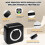 Print Portable Thermal Printer Photo Pocket Label 58mm Printing Wireless Bluetooth Android IOS Black 2