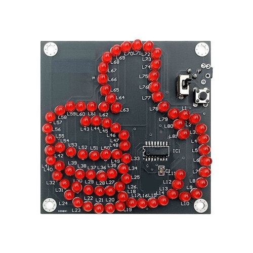 DIY Electronic Kit LED Thumb Flowing Light Production Light-Emitting Diode Microcontroller Soldering Practice