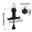 Propeller Puller Removal Tool Props Remover with Replacement Ejector Pins for RC FPV Drone Air65 75 1Set 2