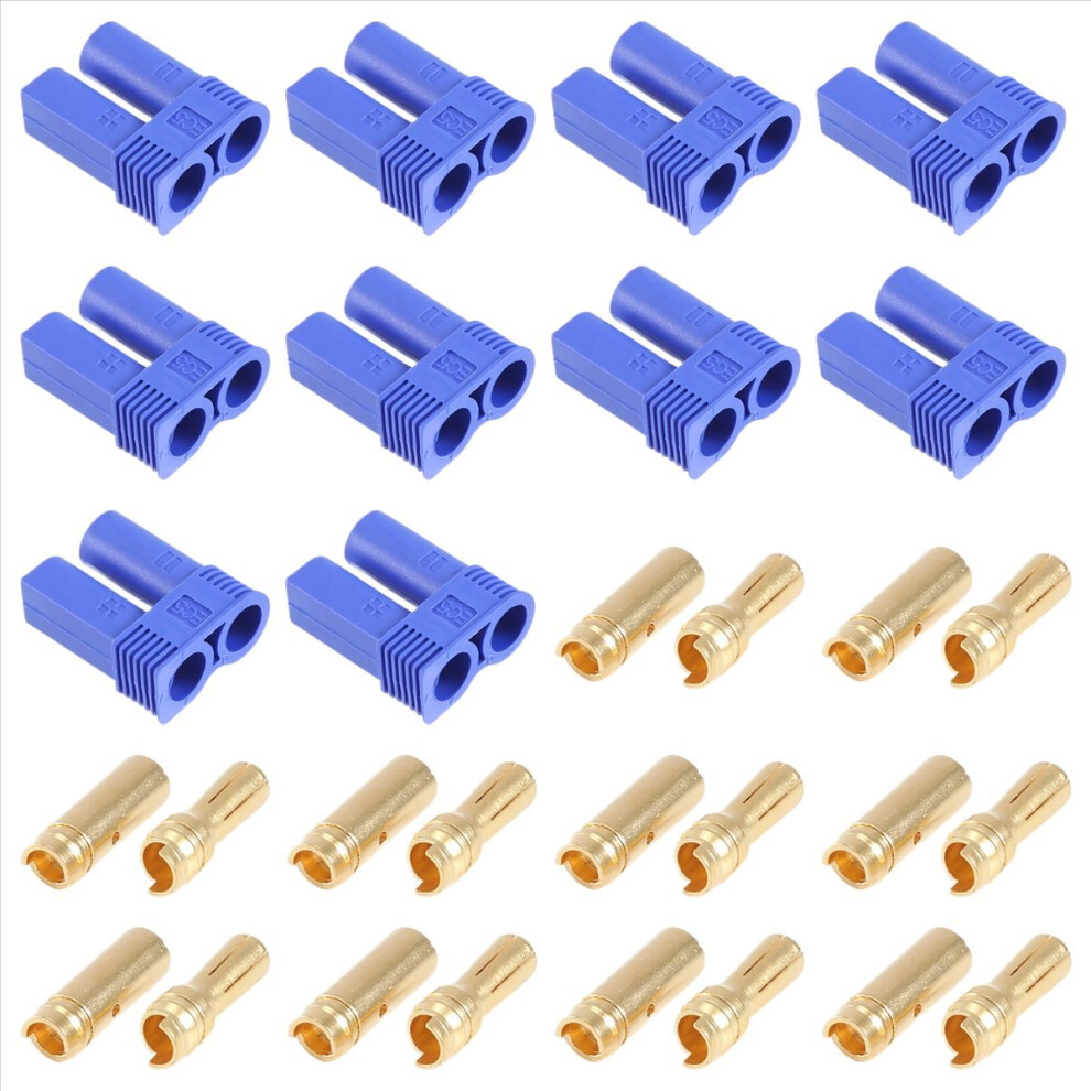 5 Pairs Of Ec5 Banana Plug Connector Female+Male For Rc Esc Lipo Battery/Motor 4851971832437