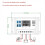 Solar Controller with DC Hole 12V 11.1V 30A LCD Photovoltaic Charging USB 7