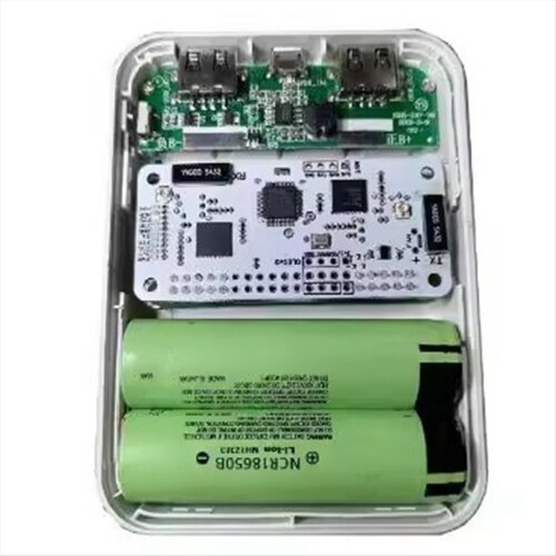 Mini White HS Dual Hat Duplex RX TX UHF VHF Hotspot Board für 2