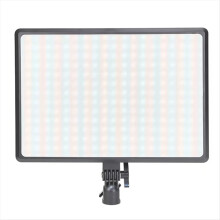 LED-Flachbildschirm-Fotografie- und Videoleuchte, Studiobeleuchtungsset für Foto- und Make-up-Studios, EU-Stecker